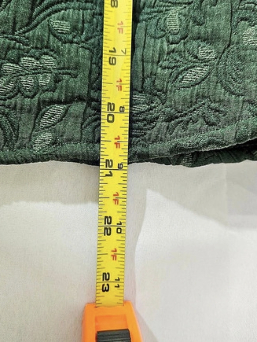 Vintage Christopher & Banks Forest Green Floral Vest Size M - Picture 10 of 11
